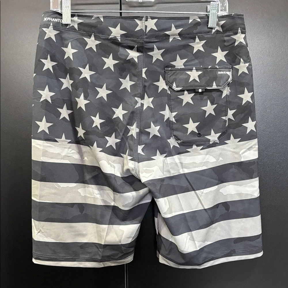 Hurley Phantom Quick dry,4 way stretch,durable board shorts,summer,American Flag